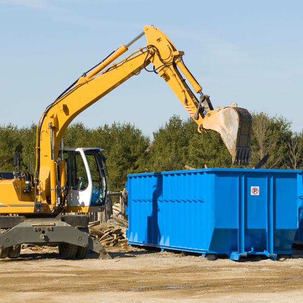 what size residential dumpster rentals are available in Pleasureville